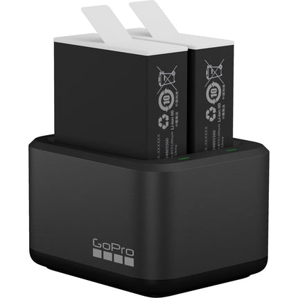 GoPro Dual Battery Charger + Enduro Battery for Hero 10, Hero 11 & Hero 12  Camera Battery Charger