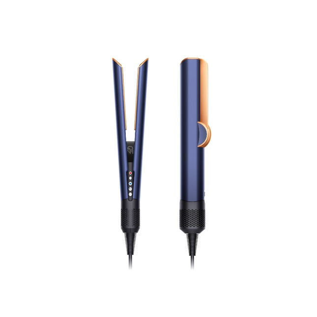 Dyson Airstrait™ Hair Straightener | Wet-to-dry straightener | Straightens with air | 2 airflows & 6 heat temperature settings (Prussian Blue/Rich Copper) (BRAND NEW/SEALED) - Unboxify