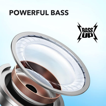 soundcore by Anker R50i VI True Wireless Earbuds, 10mm Drivers with Big Bass, Bluetooth 5.3, 30H Long Playtime, Water-Resistant, 2 Mics for AI Clear Calls, 22 Preset EQs, Customization via App (Black or White Colour)