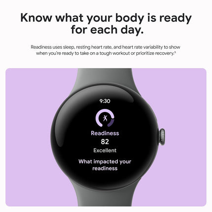 Google Pixel Watch 3 (41mm) 2024 Model - Android Smartwatch, Heart Rate Tracking, Fitbit Advanced Running, Fitness Insights, 24-Hour Battery