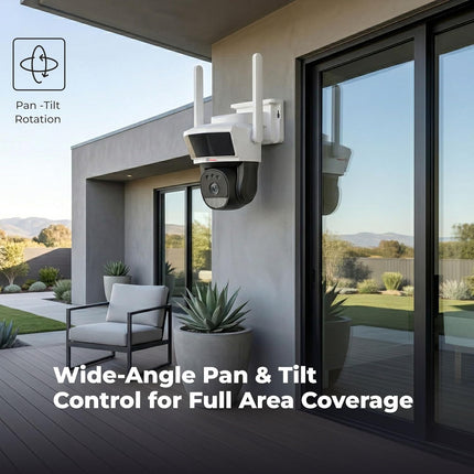 Trueview 3MP 4G Mini PT CCTV Camera | BIS-ER (STQC Certified) | All Time Colour Night Vision | SIM Based Security Camera | Human Detection | 2-Way Audio |256 GB Memory Card & Cloud | Alexa | T18291SF