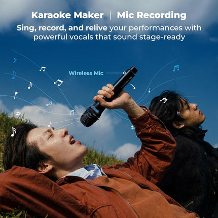 Zebronics 2026 Launch Bluetooth Speaker, 60W Output, 8h Playback, 8-inch Driver, RGB Lights, BT v5.4, USB, mSD, AUX, Type-C Charging, Karaoke, Wireless Mic, TWS, Mobile Holder (Sound Feast 880)