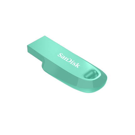 SANDISK Ultra Curve 256GB, USB 3.2, Flash Drive, 100MB/s R, Pendrive, Green (SDCZ550-256G-I35G)