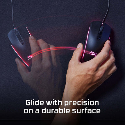 HyperX Pulsefire Mat Gaming Mouse Pad - Large - Precise Cloth Surface - Anti-fray Flush Stitching - Non-Slip Rubber Base (4Z7X4AA)