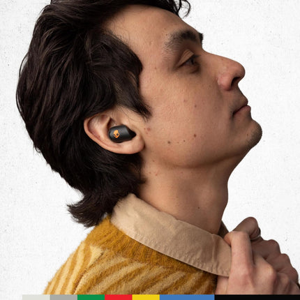 Skullcandy Sesh ANC Active True Wireless Bluetooth Earbuds with 4Mic Active Noise Cancellation,48Hr Battery,IP67 Waterproof Sports Earbuds,Multipoint Pairing,Google Fast Pair,Spotify Tap–Black/Orange