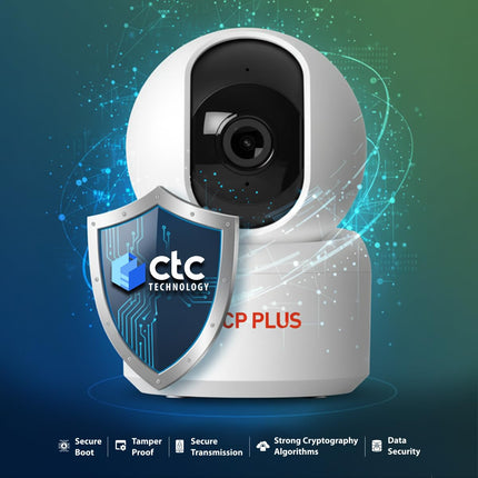 CP PLUS 4MP Quad HD Smart Wi-Fi CCTV Camera for Home CP-E45Q - Unboxify