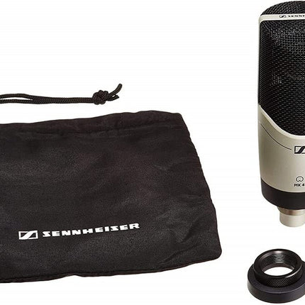 Sennheiser Mk 4 Large Diaphragm Condenser Xlr Microphone| True Condenser Capsule | Low Self-Noise | 20Hz 20Khz | Ideal For Vocals, Instruments, Voice Over & Broadcast Applications