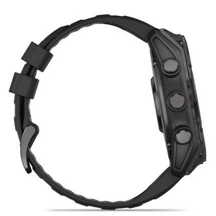 Garmin Fenix 8 51mm, AMOLED, Sapphire, Titanium, Black/Pebble Grey Band, Black - Unboxify