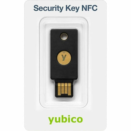 Yubico - Security Key NFC - Black - Two-Factor authentication (2FA) Security Key, Connect via USB-A or NFC, FIDO U2F/FIDO2 Certified