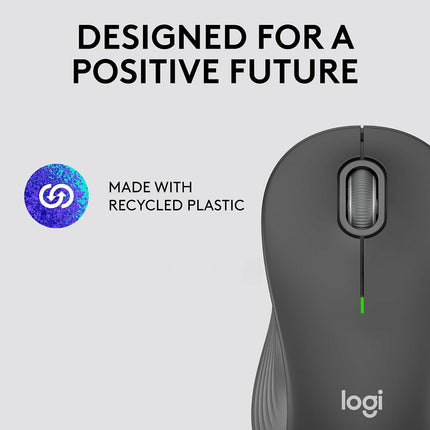 Logitech Signature M550 Wireless Mouse - for Small to Medium Sized Hands, 2-Year Battery, Silent Clicks, Bluetooth, Multi-Device Compatibility