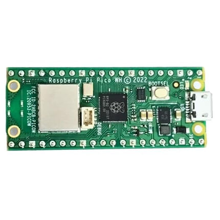 Raspberry Pi Pico W with Headers Soldered & USB Cable | RP2040 Dual-Core Cortex M0+ | 2.4GHz WiFi | 2MB Flash | Microcontroller Development Board - Unboxify