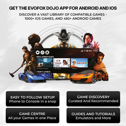 EvoFox Deck 2 Smartphone Gamepad with Hall Effect Triggers & Joysticks | Bluetooth Wireless Controller for Android, iOS, Windows, macOS & Nintendo Switch | Key Mapping, Macro Buttons, RGB Lighting