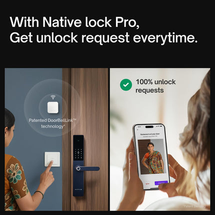 Native Lock Pro by Urban Company (Cosmic Blue) (Replacement Spare Parts/Broken/Can only be used spare parts)