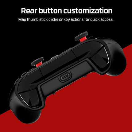 HyperX Clutch Gladiate RGB Gaming Controller for Xbox Series X|S Licensed by Xbox, fully compatible with Xbox One and Xbox Series X|S consoles, as well as PC, Full RGB Wired Clear| 290gm (6L366AA)
