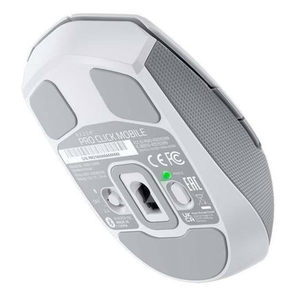Razer Pro Click Mini Smartchoice Wireless Mouse Silent Tactile Clicks Portable Compact Design HyperScroll Technology Multi Device Connectivity to 4 Devices 7 Programmable Buttons Productivity Dongle