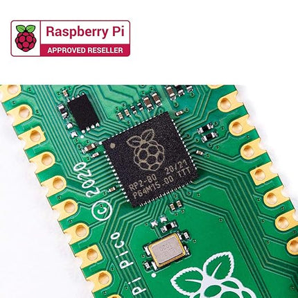 Raspberry Pi Pico Microcontroller Board RP2040 Dual-Core Arm Cortex-M0+ | Programmable Development Board for DIY Electronics, IoT & Robotics Projects | USB Supported | Pack of 2 - Unboxify