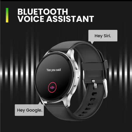 Amazfit Pop 3R Smart Watch,1.43" AMOLED Display, Bluetooth Calling, SpO2, 12-Day Battery Life, AI Voice Assistance, 100 Sports Modes, 24H HR Monitor, Music Control