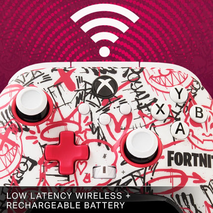 PowerA Wireless Gaming Controller for Xbox Series X/S, Xbox One, PC, Windows 10/11, Hall Effect Thumbsticks & Triggers, Low Latency Wireless, Fortnite SE (Officially Licensed)