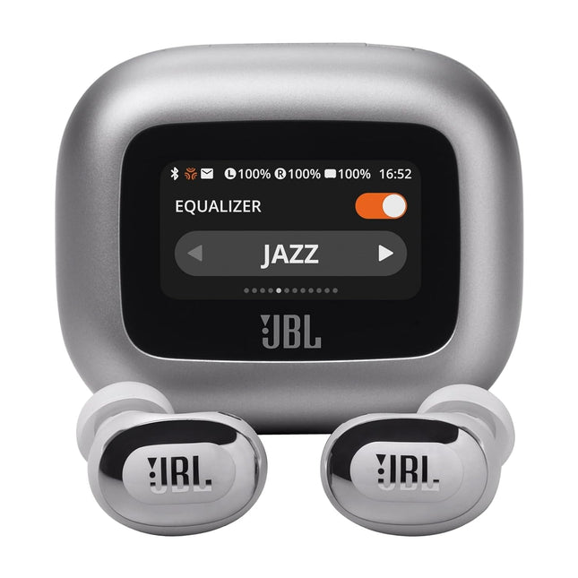 JBL New Launch Live Buds 3 TWS,Hi-Res Audio True ANC Earbuds,Smart Case with Touch Display,40H Playtime,Wireless Charging, 6 Mic,Multipoint Connection,IP55 Proof, Headphones App,Personi-Fi 3.0
