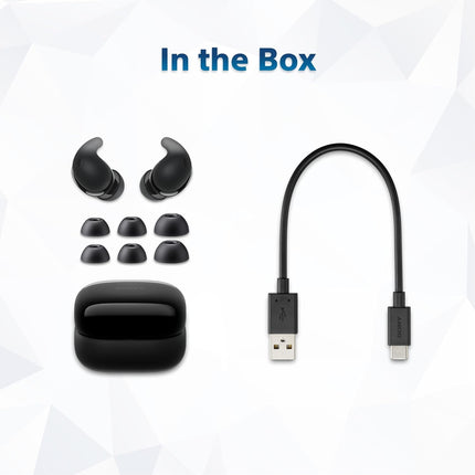 Sony New Linkbuds Fit WF-LS910 | Active Noise Cancelling Wireless Bluetooth in Earbuds, Comfortable Fit with New Supporters, High Call Quality with AI