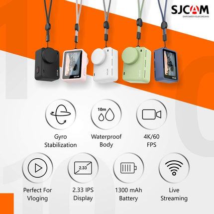 SJCAM SJ10 Pro 12 MP Optical 4K60fps UHD IPS Touch Display Action Camera