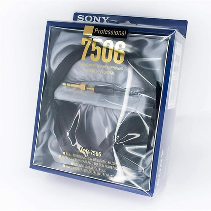 Sony MDR-7506 Professional Wired On Ear Headphones (Best Compatible with Professional Cinema Line Camera) - Black
