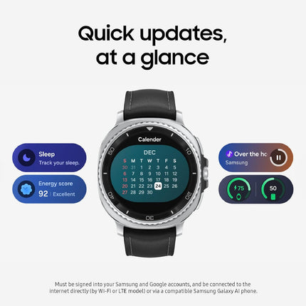 Samsung Galaxy Watch 8 Classic (2025) 46mm Bluetooth Smartwatch, Cushion Design, Rotating Bezel, Quick Button, Sleep Coaching, Running Coach, Energy Score, Black (BRAND NEW/SEALED)