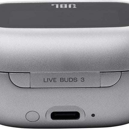 JBL New Launch Live Buds 3 TWS,Hi-Res Audio True ANC Earbuds,Smart Case with Touch Display,40H Playtime,Wireless Charging, 6 Mic,Multipoint Connection,IP55 Proof, Headphones App,Personi-Fi 3.0