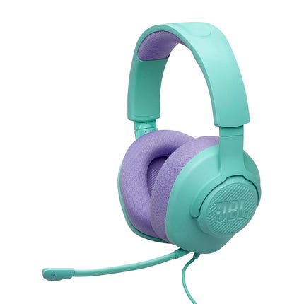 JBL Quantum 100M2 Wired Gaming Headphones, Supports Windows sonic spatial audio, 40mm Realistic Dynamic Drivers, Omnidirectional Detachable Mic, Breathable Memory Foam cushions, PC/Xbox/PS/3.5mm - Unboxify