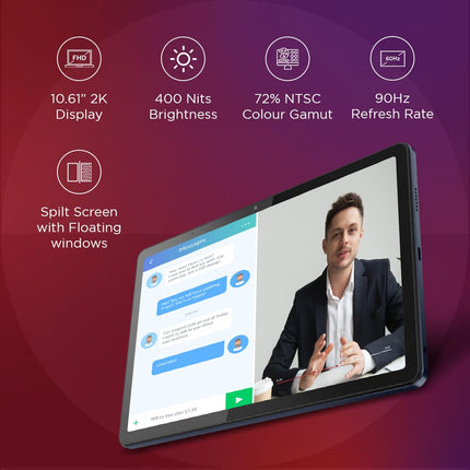 Lenovo Tab M10 5G | 10.6 inch (26.9cm) | Wi-Fi+ 5G (Abyss Blue, ZACT0030IN)