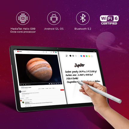 Lenovo Tab P11 (2nd Gen) | 11.5 Inch | 6 GB, 128 GB Expandable | Wi-Fi + LTE (Storm Grey, ZABG0285IN)