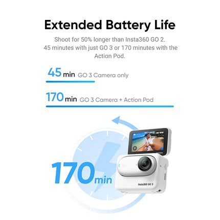 insta360 GO 3 (64GB) - Small & Lightweight Action Camera (64 GB)