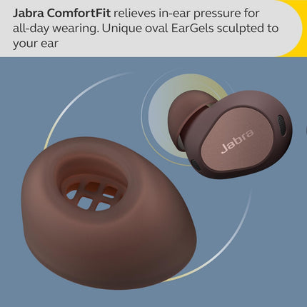 Jabra Elite 10 True Wireless Earbuds – Advanced Active Noise Cancelling Earbuds - Black