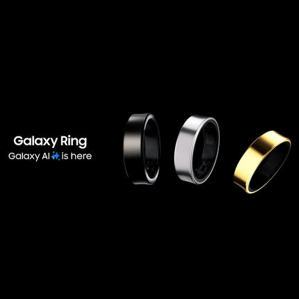 Samsung Galaxy Ring, with Smart AI, Size First W/Sizing Kit, No App Subscription, Fitness Monitor, Sleep Tracker, Up to 7-Day Battery, Size 10, Titanium Gold