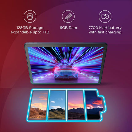 Lenovo Tab M10 5G | 10.6 inch (26.9cm) | 6 GB, 128 GB Expandable | Wi-Fi+ 5G (Abyss Blue, ZACT0030IN)