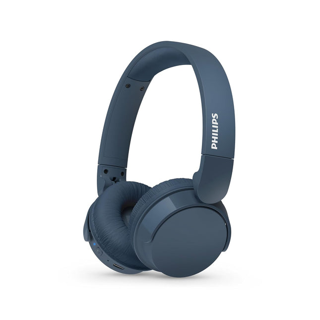 PHILIPS Audio TAH4209 Bluetooth Headphones,Lightweight and Foldable Design, 32mm Neodynamic Drivers, 55H Playtime, USB Type-C Fast Charging, Built-in Mic for Smartphone, Laptop, Tablet