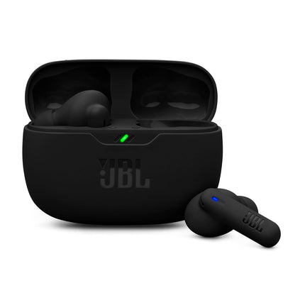 JBL Wave Beam 2 Ear Buds Wireless BluetoothV5.3, Active Noise Cancellation Earbuds,Multi Connect, App for Customized Extra Bass Eq, Relax Mode,Speed Charge, 40H Playback, Fast Pair,4 Mics,IP54 (Black)
