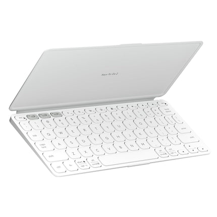 Logitech Keys-to-Go 2 Portable Bluetooth Keyboard for Tablet with Built-in Cover, Slim and Compact Wireless Keyboard for Windows, Android, Linux, iPad, iPhone, Mac - Unboxify
