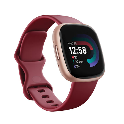 Fitbit Versa 4 Fitness Smartwatch with Daily Readiness, GPS, 24/7 Heart Rate, 40+ Exercise Modes, Sleep Tracking and more, One Size (S & L Bands Included) - Unboxify