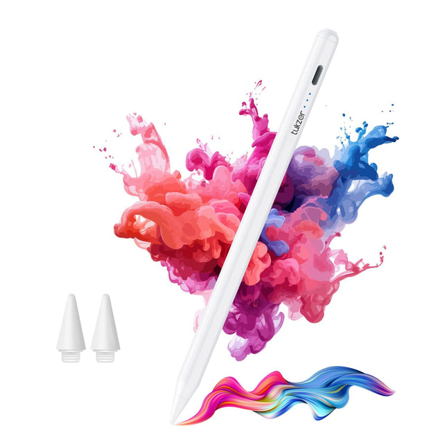 Tukzer Upgraded 2nd Gen Stylus Pen iPad Pencil, High Precision Tilt Sensor, Palm Rejection LED Indicator,TypeC Charging for iPad 2018-2024(6/7/8/9/10) Air(3/4/5) Pro11(1/2/3/4) Pro12.9 (3/4/5/6)