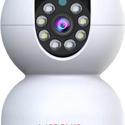 CP PLUS 3MP Smart Wi-fi CCTV Camera | 360° & Full HD Home Security | Full Color Night Vision | 2-Way Talk | Advanced Motion Tracking | SD Card Support (Upto 256GB) | IR Distance 20Mtr | EZ-P31 ( Used Item)
