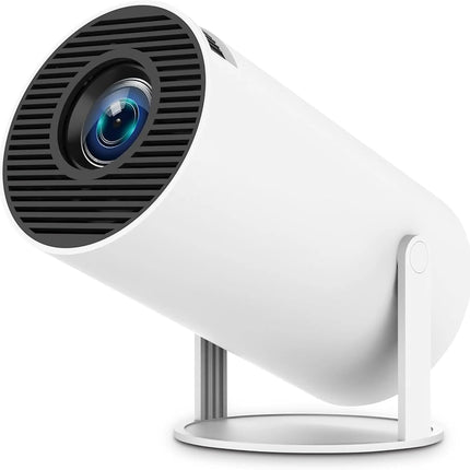 MDL Mini Projector, HY300 Portable Projector, Support 4K 1080P with Dual-Band WIFI6 5G Wireless 5.2 Bluetooth Android 11,200ANSI , Auto Keystone Correction, 35"-130" Screen Video Projector