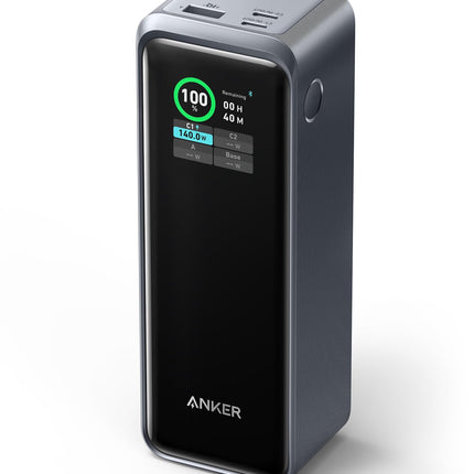 Anker Prime Power Bank, 27,650mAh 3-Port 250W Portable Charger (99.54Wh) Smart App, Compatible with Lenovo, HP, Dell, Microsoft, Macbook, iPad, iPhone