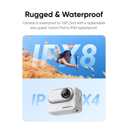 insta360 GO 3 (64GB) - Small & Lightweight Action Camera (64 GB)