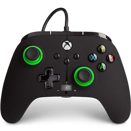 PowerA Enhanced Wired Gaming Controller for Xbox Series X/S, Xbox One, PC, Windows 10/11, Arc Lightning