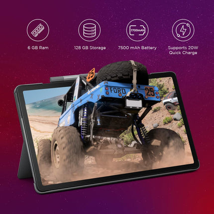 Lenovo Tab P11 (2nd Gen) | 11.5 Inch | 6 GB, 128 GB Expandable | Wi-Fi + LTE (Storm Grey, ZABG0285IN)
