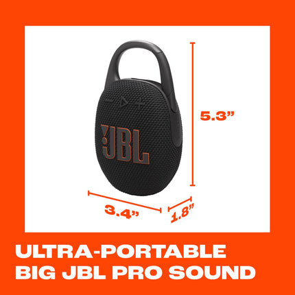 JBL Clip 5 - Ultra-Portable, Waterproof & Dustproof Bluetooth Speaker (BRAND NEW/SEALED)
