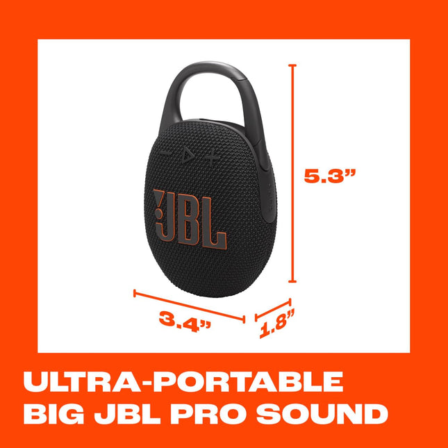 JBL Clip 5 - Ultra-Portable, Waterproof & Dustproof Bluetooth Speaker (BRAND NEW/SEALED)