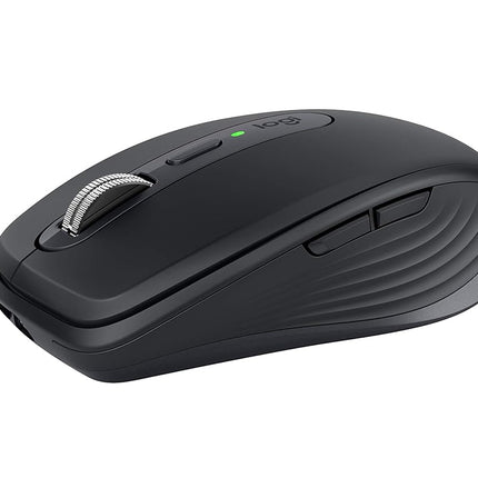 Logitech MX Anywhere 3S Compact Wireless Mouse, Fast Scrolling, 8K DPI Any-Surface Tracking, Quiet Clicks, Programmable Buttons, USB C, Bluetooth, Windows PC, Linux, Chrome, Mac - Graphite