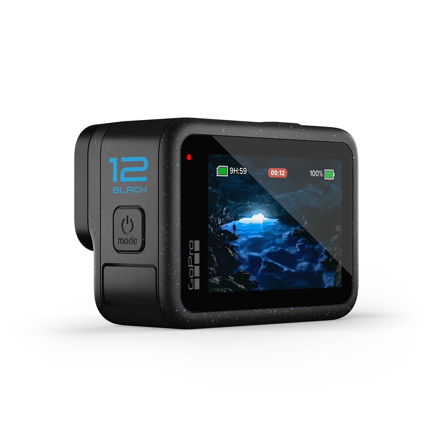 Gopro Rear GoPro HERO12 Waterproof Action Camera with Front & Rear LCD Screens, 5 ...